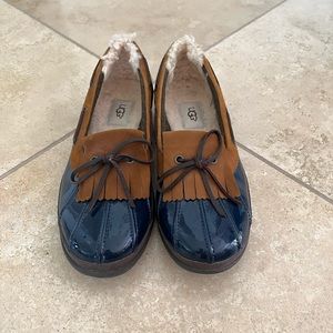 Ugg rubber shearling rain shoe. Excellent condition!